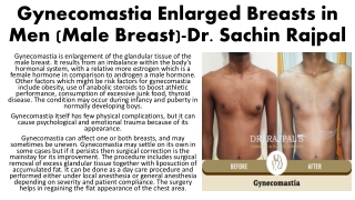 Gynecomastia Enlarged Breasts in Men Male Breast