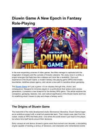 Diuwin Game (2)