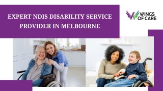 Expert NDIS Disability Service Provider in Melbourne
