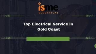 Top Electrical Service in  Gold Coast