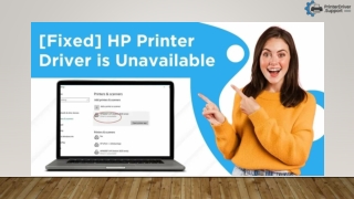 [Fixed] HP Printer Driver Is Unavailable