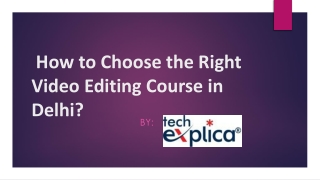How to Choose the Right Video Editing