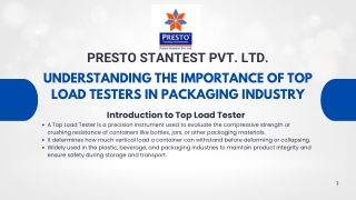 Understanding the Importance of Top Load Testers in Packaging Industry