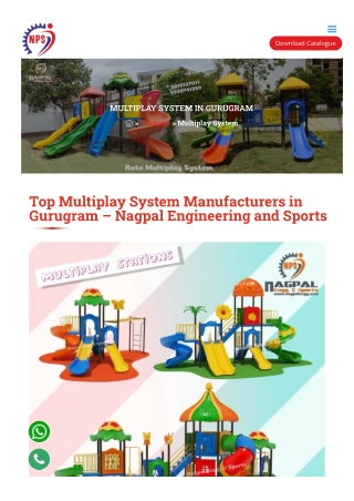 Top Multiplay System Manufacturers in Gurugram – Quality Outdoor Play Equipment