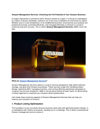 amazon management services