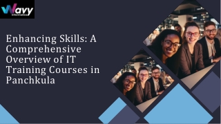 Top IT Training Courses in Panchkula | Wavy Informatics