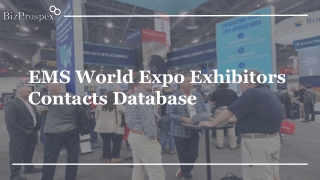 EMS World Expo Exhibitors CEMS World Expo Exhibitor Listontacts Database (1)