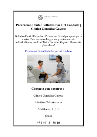 Prevención Dental Bollullos Par Del Condado | Clínica González Gayoso