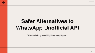 Safer Alternatives to WhatsApp Unofficial API