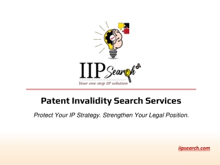 Patent Invalidity Search Services | Defend Your IP with IIP Search