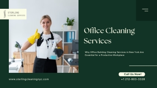 Why Office Building Cleaning Services in New York Are Essential for a Productive Workplace