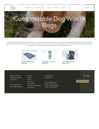 Compostable Dog Waste Bags