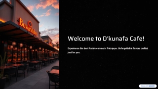 Welcome to D'kunafa Cafe: A Taste of the Middle East in Putrajaya