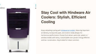 Hindware Cooler Efficient Cooling for Indian Homes