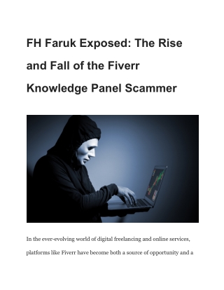 FH Faruk Exposed_ The Rise and Fall of the Fiverr Knowledge Panel Scammer