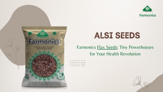 Buy best quality alsi seeds from farmonics