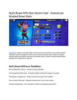 Null's Brawl APK (Son Sürüm) İndir
