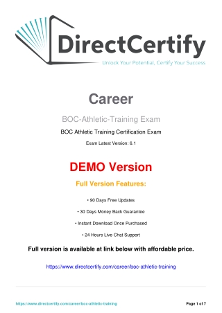 BOC Athletic Training Certification Guide | Prepare for Success in Sports Medici
