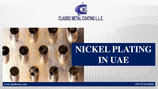 NICKEL PLATING IN UAE