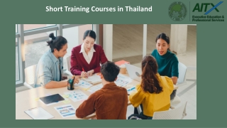 Short Training Courses in Thailand