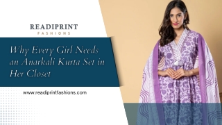 Why Every Girl Needs an Anarkali Kurta Set in Her Closet