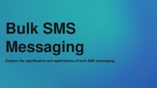 Bulk SMS Service That Powers Real-Time Marketing