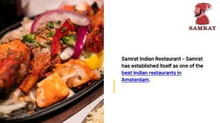 Samrat Indian Restaurant: A Good Indian Restaurant in Amsterdam