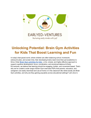 Free Preschool Worksheets for Early Learners | Early Ed-ventures