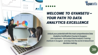 Best Data Analytics Training Institute in Gurgaon | Gyansetu