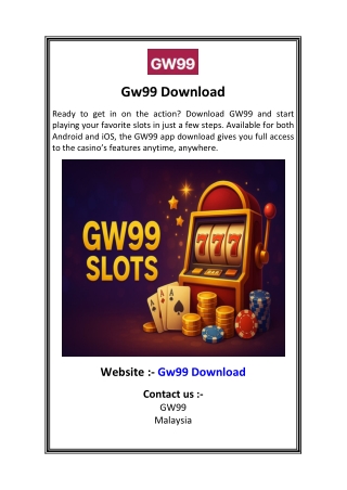 Gw99 Download