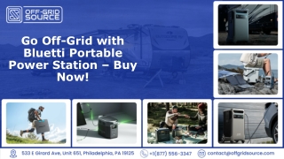Go Off-Grid with Bluetti Portable Power Station – Buy Now!