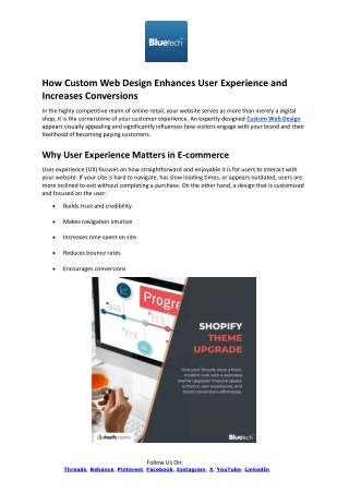 How Custom Web Design Enhances User Experience and Increases Conversions