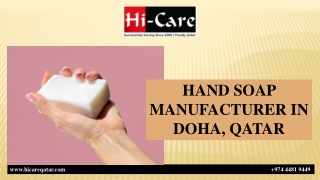 HAND SOAP MANUFACTURER IN DOHA, QATAR (1)