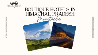 Hotels in Himachal Pradesh Moustache