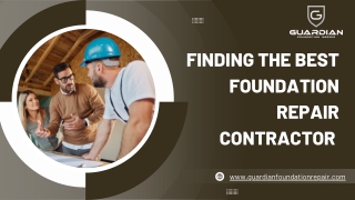 Finding the Best Foundation Repair Contractor