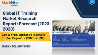 IT Training Market Forecast: Demand, Value & Player Insights 2028
