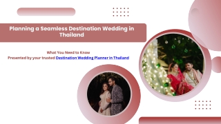 Wedding decorators in thailand