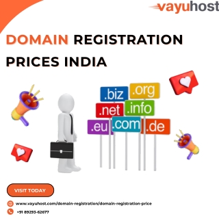 Domain Registration Prices India