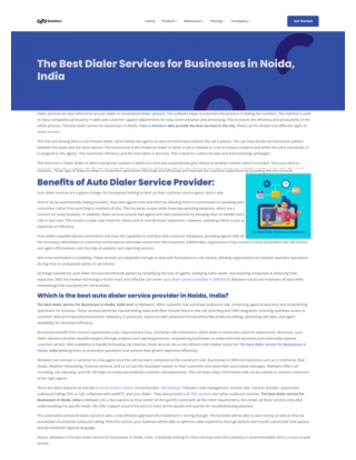 Dialer service provider in Noida