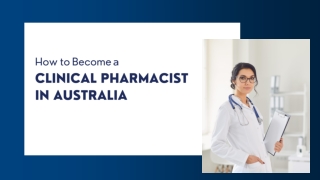 How to Become a Clinical Pharmacist in Australia