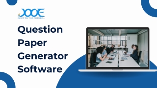 Create Custom Exams Easily with Question Paper Generator Software