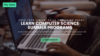 Explore Top Computer Science Summer Programs with Pike Teams