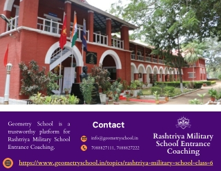 Rashtriya Military School Entrance Coaching