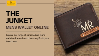 Stylish The Junket Men's Wallets Online