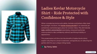 Ladies Kevlar Motorcycle Shirt – Ride Protected with Confidence & Style