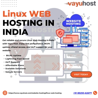 Linux Web Hosting in India