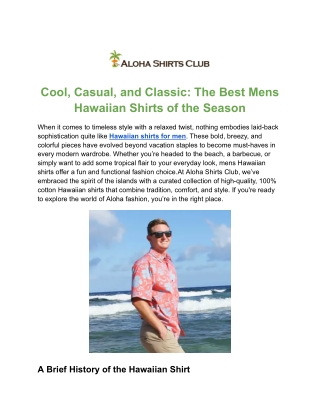 Fun Matching Hawaiian Outfits for Couples and Families