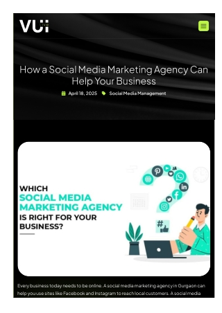 How a Social Media Marketing Agency Can Help Your Business
