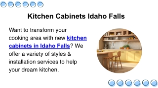Kitchen Cabinets Idaho Falls