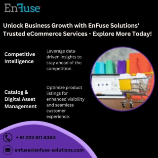 Unlock Business Growth with EnFuse Solutions' Trusted eCommerce Services